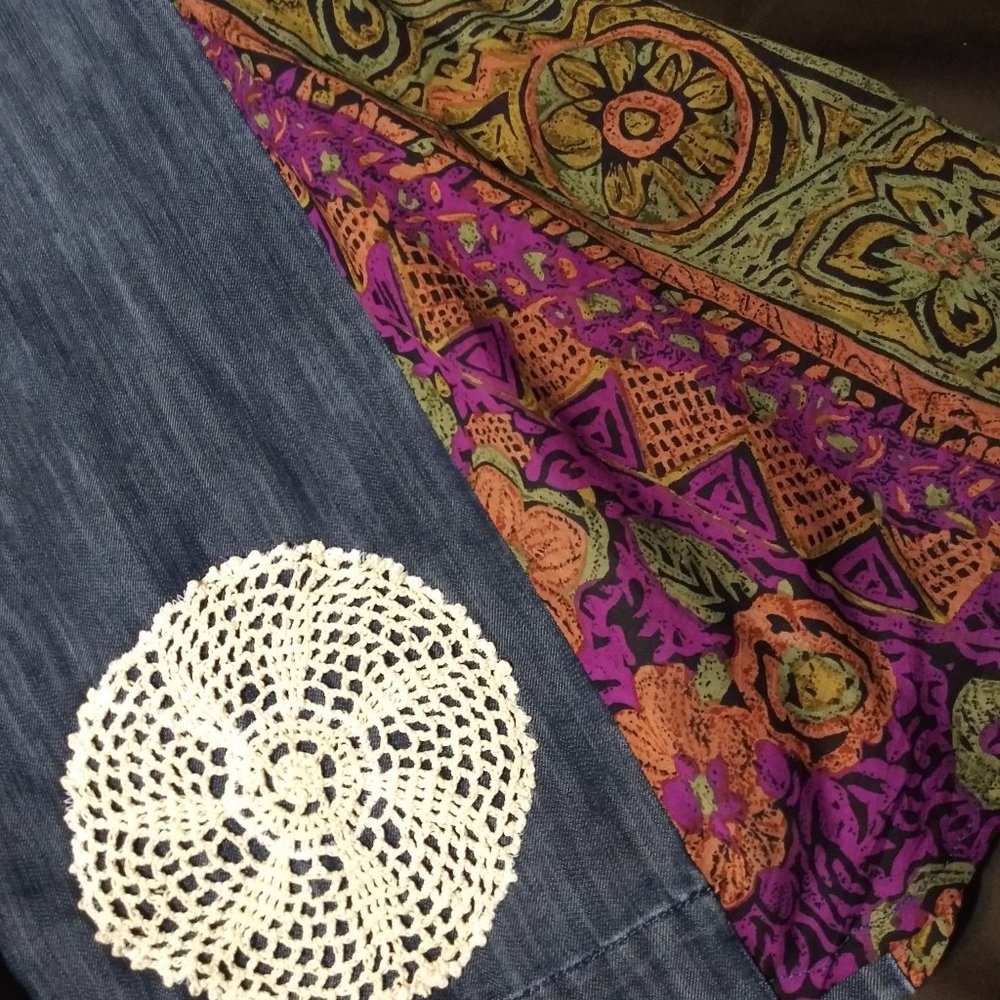 370 jeaniemade Size 8 Lee Jeans Bell-Bottoms - Picture 2 of 5